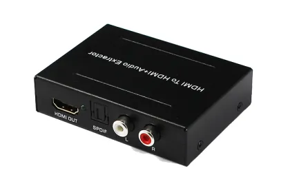 hdmi audio extractor adapter  R/L optical audio out