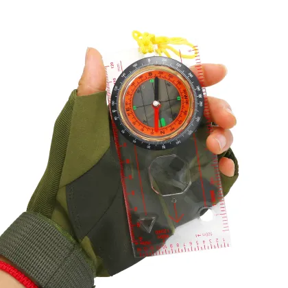 Wholesale Cheap Multifunctional Map Ruler Compasses Metal Compass Ruler