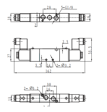 4V120 pneumatic air solenoid valve