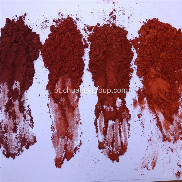 Óxido ferroso e pigmentos de óxido férrico vermelho