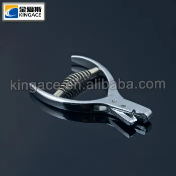110mm Stainless Steel Ticket Punch Pliers with High Quality Spring                        
                                                Quality Assured