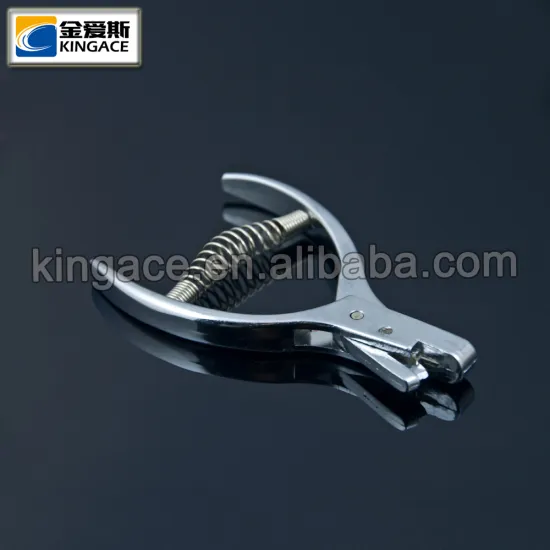 110mm Stainless Steel Ticket Punch Pliers with High Quality Spring                        
                                                Quality Assured