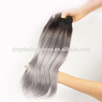 hot fashion peruvian hair sew in human hair beauty ombre hair extension