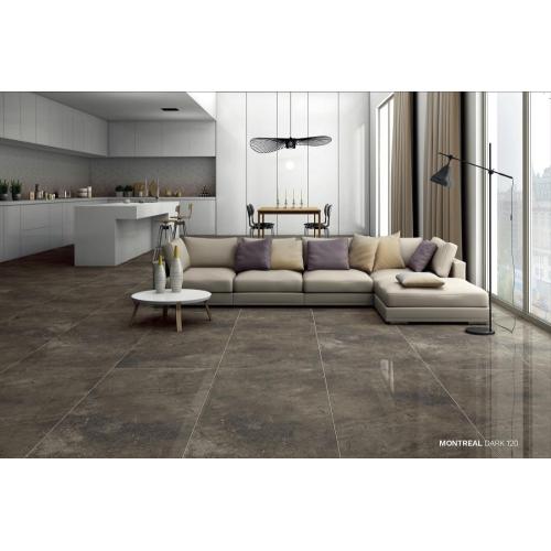 Piastrelle per pavimenti in gres porcellanato effetto marmo grigio 600 * 1200 mm