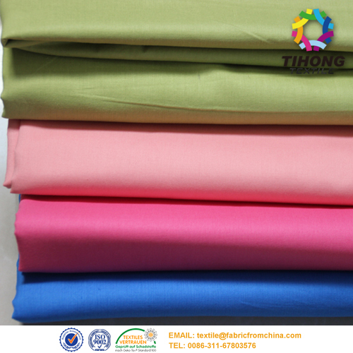 100 % Baumwolle schlicht gefärbte textilen Flächengebilde