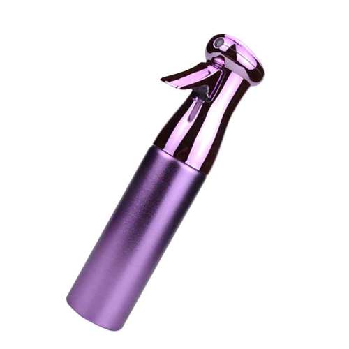 250 ml de vidro de alumínio de alumínio roxo petróleo de churrasco de cabelo contínuo garrafas personalizadas