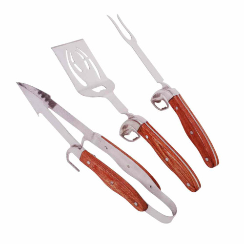 Juego de barbacoa plegable 3pcs para campamento