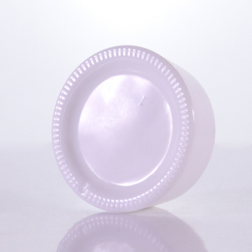 Spezielle Form Opal weiße Gläser mit weißen Kappen