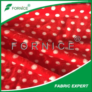 manufacture China 100% polyester custom flannel fabric printing