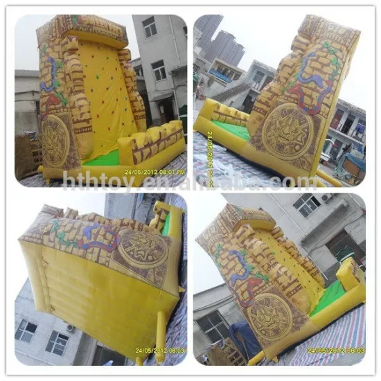 2015 PVC inflatable climbing wall for children