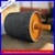 Head drive conveyor herringbone rubber pulley