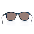 Square Vintage Polarized Sunglasses Carbon Fiber