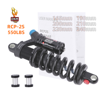 DNM RCP2S Mountain Bike Rear Shock Absorber 550LBS Spring Soft Tail