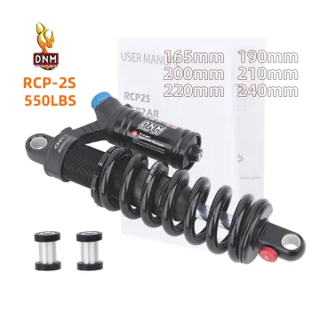 DNM RCP2S Mountain Bike Rear Shock Absorber 550LBS Spring Soft Tail
