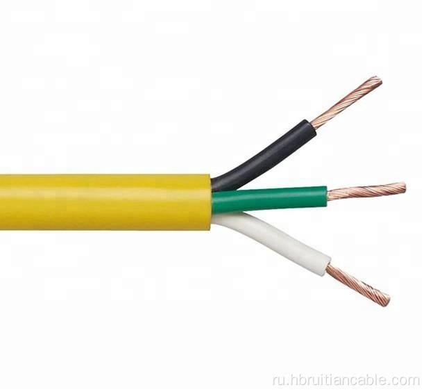Черный/желтый цвет RVV Электрический кабель в кабелях питания