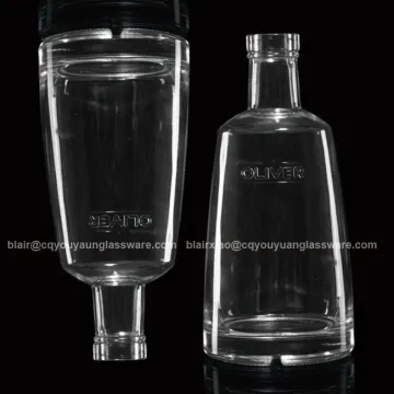 Empty Custom Gin Bottle Glass 700ML Glass Bottles 700ML For Liquor