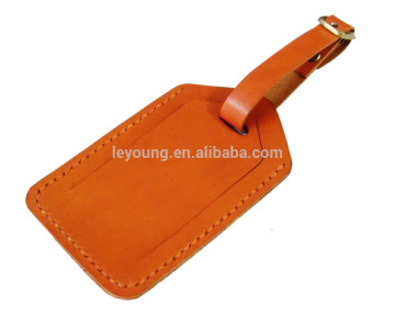 Custom Made Embossed Leather Luggage Tag Bag Tag