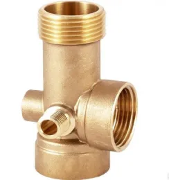 5-Way Brass Pump Connector for Autoclave - 1 Inch - Customizable OEM Raccordo a 5 Vie per Autoclave in Acciaio Inossidabile - Dimensione 1 Pollice - Personalizzabile OEM