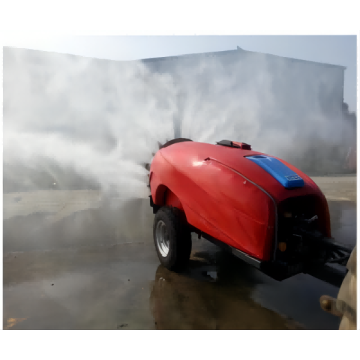 Large Capacity Pull-Behind Sprayer on tractors