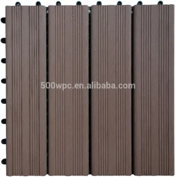 Easy Installation Anti-Slip lower price wood plastic composite Tiles300x300 for Garden
