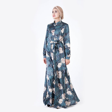 Dress Wholesale Summer Fashion Floral Print Puff