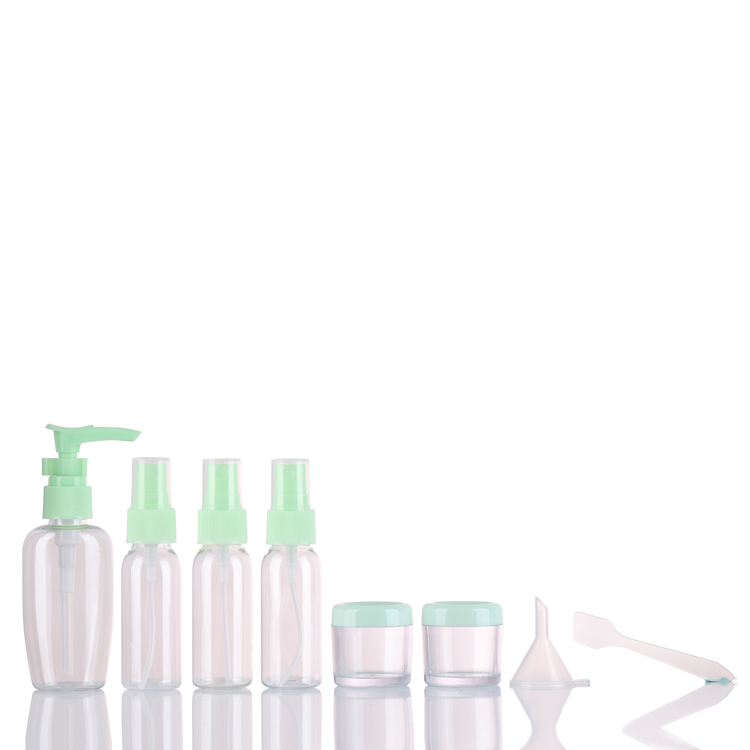 Navulbare 60 ml 50 ml 30 ml mini reisflessen set pack PVC -tas