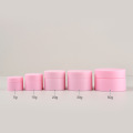 Pink Double Wall Plastic Cream Jar 30g