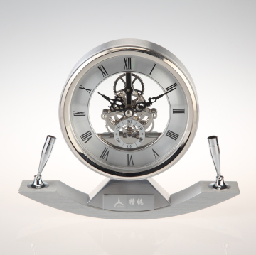 Conda Quartz Skeleton Desk Clock K3037