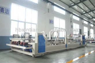 Vacuum Feeding Carton Folder Gluer Equipment Maximum Carton Sheet Size 2800mm
