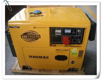 5KW THREE PHASE SILENT DIESEL GENERATOR