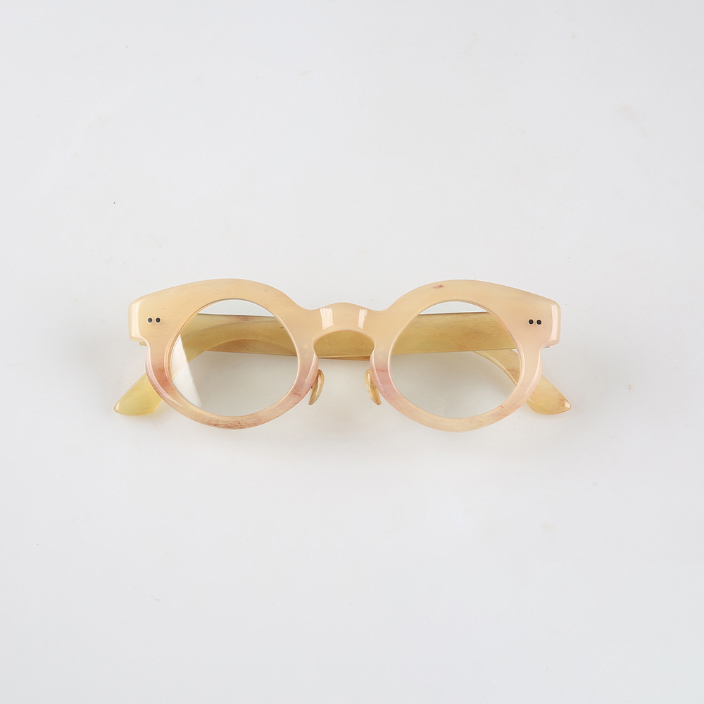 Irregular Design Buffalo Horn Eyeglasses Frames