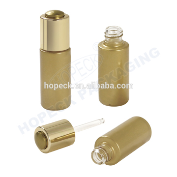 round glass push down pipette bottle