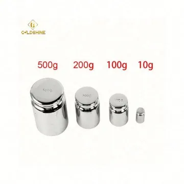 200g Standard Steel Chrome Plated Calibration Weights for Gram Balance