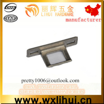 SS304 keeper of touch lock /handle ,keeper of upvc sliding window handle /touch lock