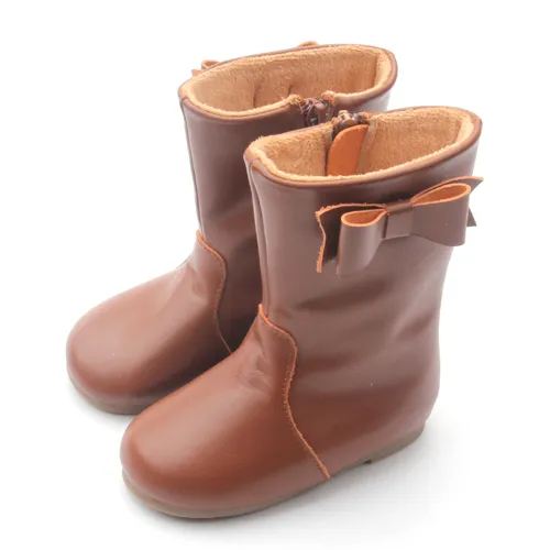Hot Selling Warm Comfortable Baby Leather Boot Plush Baby Boots