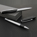 Bal pen aluminium in zwarte kleur