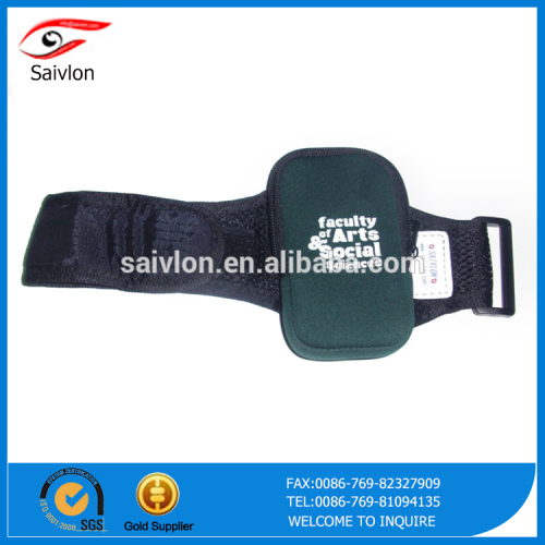 Black Elastic Belt Neoprene Customized Soccer Captain Armband