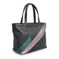 Norwegische Retro Handtasche Schwarz Top Griff Tasche