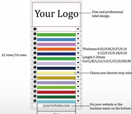 Russian Volume Matte Black Cashmere Lash Extensions