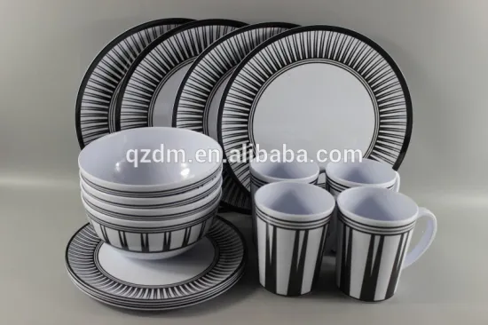16pcs Melamine Dinnerware set For LFGB