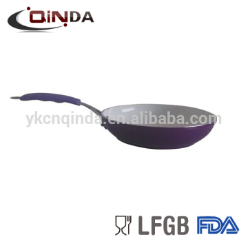 Aluminum wok 28cm deep fry pan