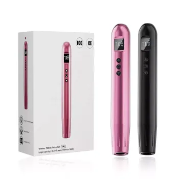 Custom OEM Design Logo for Innovative Wireless Permanent Makeup Tattoo Machines with Modern Battery Technology