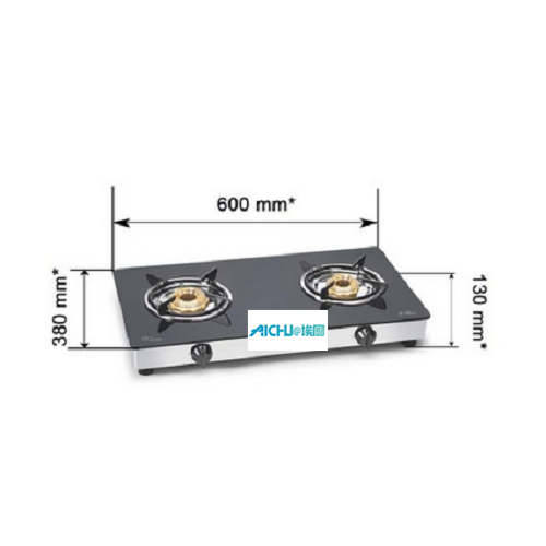 글렌 2 버너 유리 가스 스토브