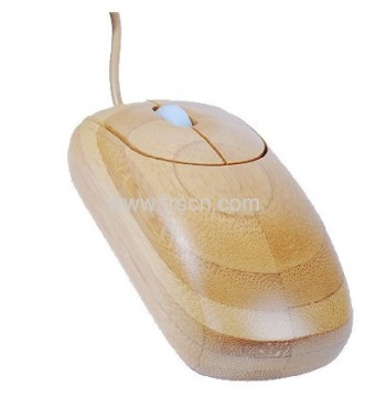 Venda quente Material criativo computador Mouse de bambu ambiental