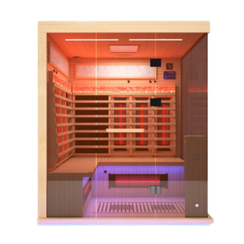В дальнем инфракрасном сауне для пяти человек