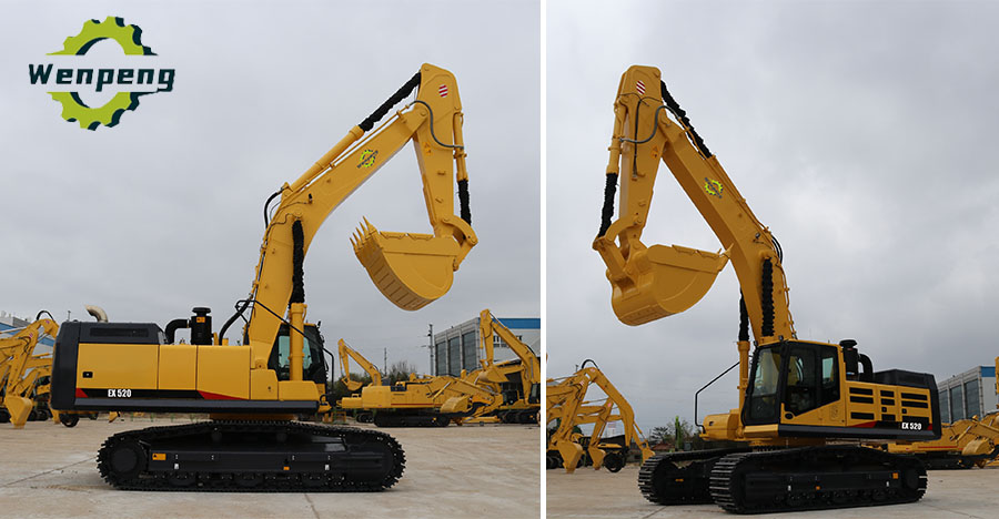 50ton large hydraulic crawler excavator for sale