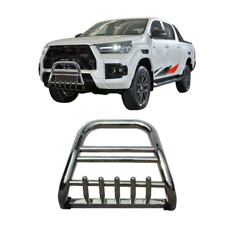 Stainless steel front bumper for VIGO revo