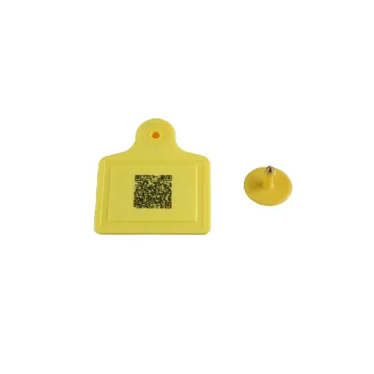 Livestock plastic rfid ear tag for animals