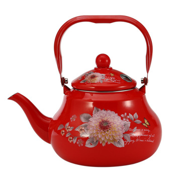 High Quality Best Selling New Style Mould Kitchenware Enamel Whistling Kettle