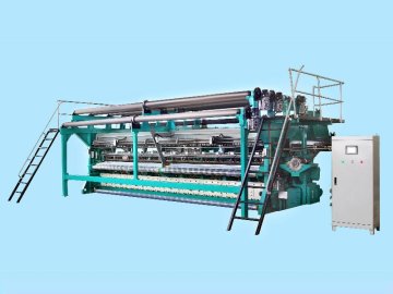 High-speed fishing net warp knitting machine